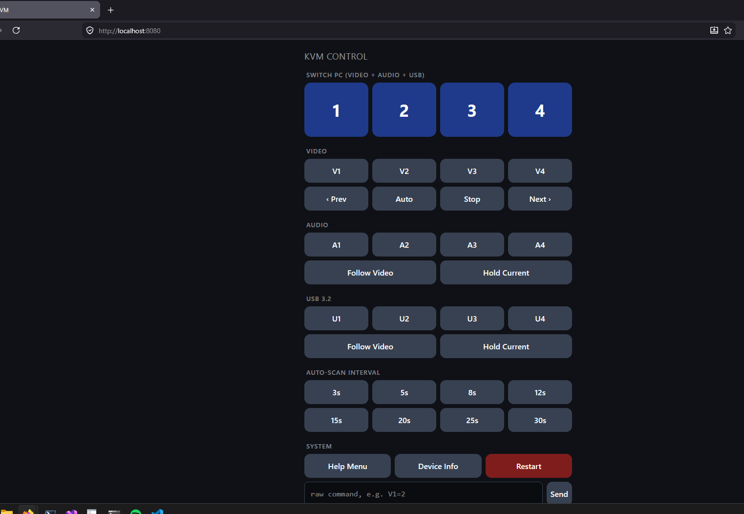 Level1Techs KVM Control screenshot